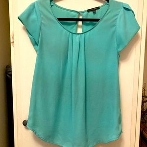 Mint Green Blouse, Business Casual